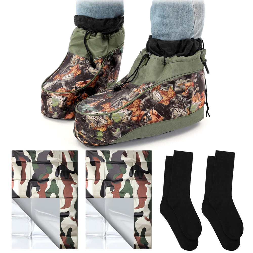 Chicingyou insulated boots covers warmth and secure fit for cold outdoor wear.