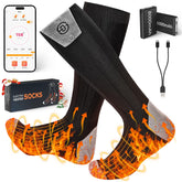 ChieAdt heated socks with dual battery pack deliver long-lasting warmth during outdoor adventures.