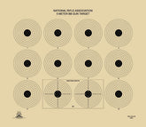CHLTargets AR-4/10 target on 14x12 tag board for BB gun practice