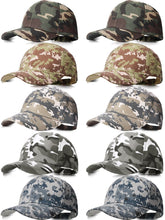 Chuarry camouflage baseball cap front view for versatile outdoor style.
