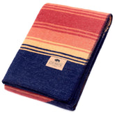 Chubbuck Authentic wool blanket 60x84 sunset outdoor camping warmth for chilly nights.