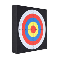 Cifupy 20inch square archery target front view demonstrates durable EVA for precise backyard practice.