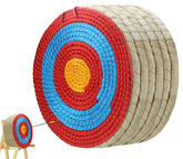 Cifupy traditional handmade archery target with 7 layers for durable backyard practice.