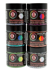 Circle B Tackle six-pack 2 oz jars for soft plastic lures.