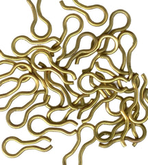 Circle B Tackle brass wire eyes size two ideal for durable sinker builds.