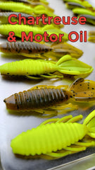 Circle B Tackle chartreuse colorant 2oz packaging for convenient on-the-go use.