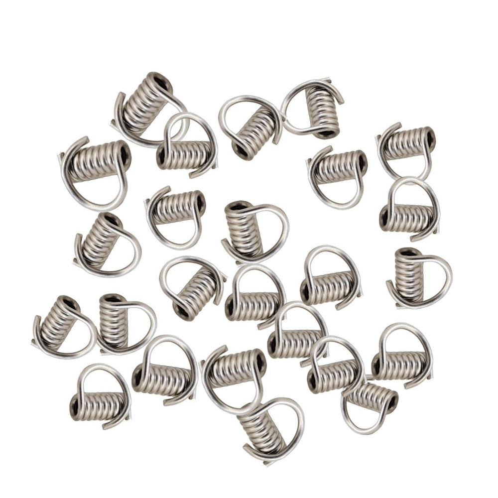 Circle B Tackle Clip N Spin Clevis stainless blade-attachment keeps blades secure for quick swaps.