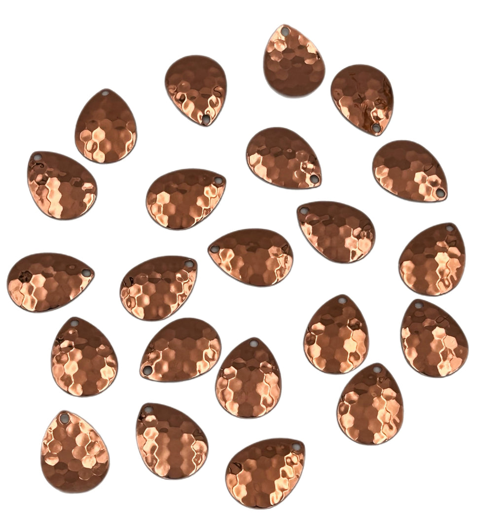 Circle B Tackle Colorado Copper HEX spinner blade for DIY lures with high reflectivity.