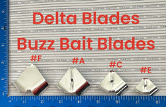 Circle B Tackle Delta Buzz blade, premium quality, for DIY lure making and replacements.