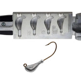 Circle B Tackle Do It Banana Jig 3/4 oz close-up showing snag-resistant nose-diving design.