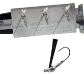 Circle B Tackle Do It Mold 3465 jig head with three cavities for versatile fishing