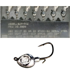 Circle B Tackle Do It Mold Bat Jig with eyes for precise hook sets in brush