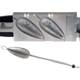 Circle B Tackle Do It Mold Claw Sinker 9oz, ready for surf fishing in swift currents.