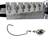 Circle B Tackle Swingtail Jig 1/8oz with swinging hook for bucktail and skirt setup