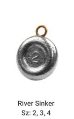 Circle B Tackle Do It River Sinker 3 oz in mold ideal for fast currents and longer casts