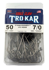 Circle B Tackle Eagle Claw TK635P hook with 90-degree side eye for easier rigging.