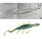 Circle B Tackle ES Lizard 7-in mold front view for precise pours and consistent baits.
