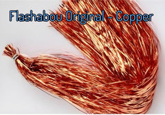 Circle B Tackle Flashabou skirt for offshore lures with translucent shine.