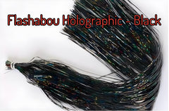 Circle B Tackle Hedron Flashabou in water, showcasing 3D color and movement that attracts.