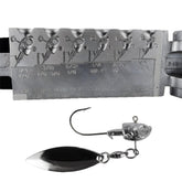 Circle B Tackle Herring Head Jig 1/16oz with underspin for precise slow retrieves.