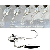 Circle B Tackle Herring Head Jig 1/8 oz close-up showing durable wire form for smooth retrieves.