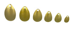 Circle B Tackle blades edge detail highlights burnished edges that protect line and leader.