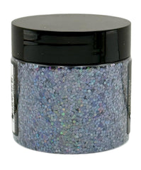 Circle B Tackle med hex glitter enhances color shift in high temp lure making.