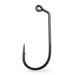 Circle B Tackle Mustad 100-pack display showing jig hook options