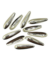 Circle B Tackle Nickel Prism trolling spoon N00 close-up with mirror finish for lures