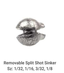 Circle B Tackle Do It Removable Split Shot Sinker RM-20-S4 mold cavities visible