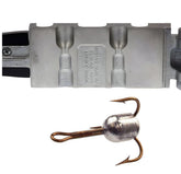 Circle B Tackle snag weight 1.5 oz front view, aluminum bullet shape for bottom retrieval.