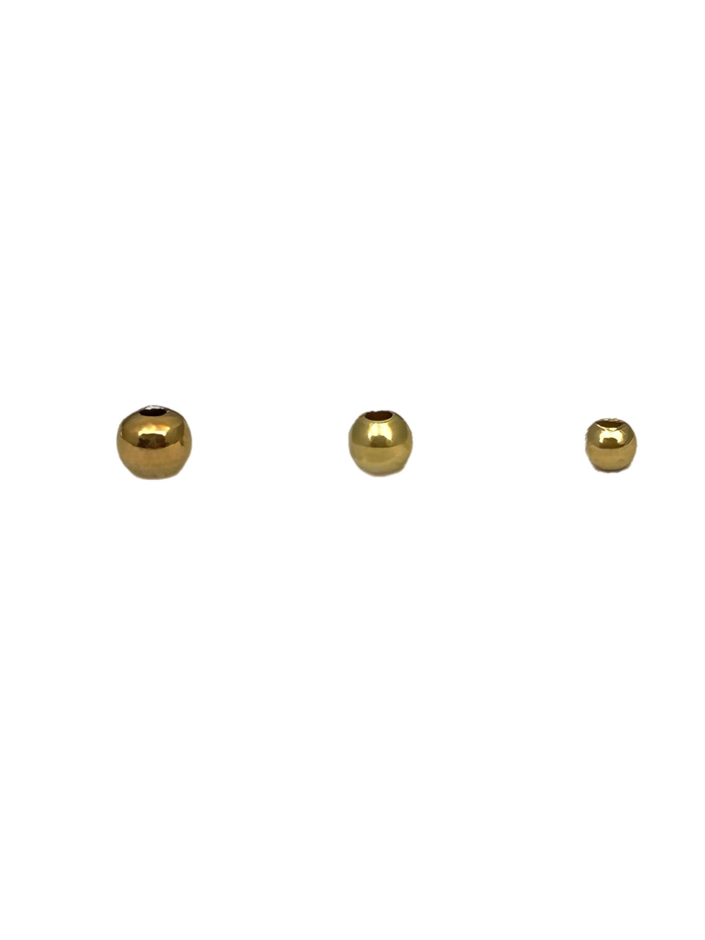 Circle B Tackle solid brass beads 25-pack for spinnerbaits enhance durability.