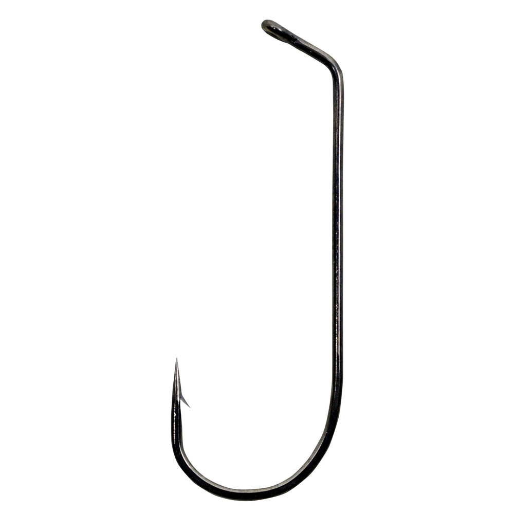 Circle B Tackle Victory 10798 hook pack in black nickel with flat eye design for jig fishing.