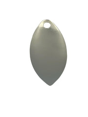 Circle B Tackle Willow Nickel Smooth Blade for inline spinners with reliable size options.