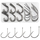 Inline octopus circle hook for saltwater and freshwater fishing