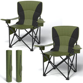 CJdropshipping heavy-duty folding chair 500lb capacity for rugged outdoor seating.