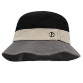 Clakllie black bucket hat front view