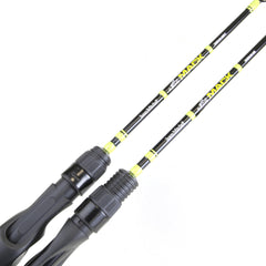 CLAM Mack Baitcast Rod 36in side view shows skeletal seats for enhanced sensitivity during big bites