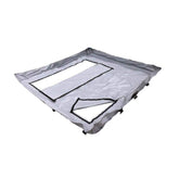CLAM Nanook XL floor attached to a fish trap keeps feet dry and warm