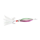 CLAM Panfish Leech Flutter Spoon Sour Grape 1/32oz, ideal for panfish jigging