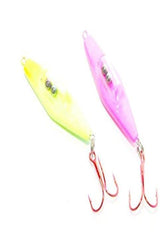 CLAM Rattlin' Blade Spoon 12 Glow Fire Tiger lure attracts strikes in low light