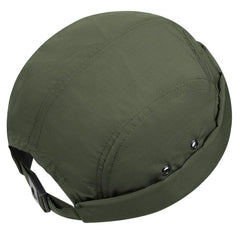 Close-up of rolled cuff on CLAPE brimless cap