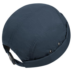 Rolled cuff detail on brimless cap