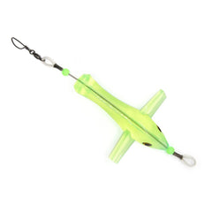 Clarkspoon Resin Sea Bird teaser close-up with glow beads for night trolling.