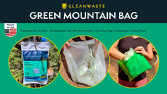 Cleanwaste poo powder gel action showing odor control in use