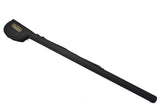 Clear Creek portable fly rod case open shows organized storage for a 9ft two-piece setup.