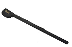 Clear Creek portable fly rod case open shows organized storage for a 9ft two-piece setup.