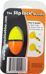 Clearly Outdoors USA-made bobber with durable hard plastic body.