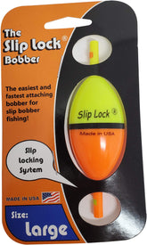 Clearly Outdoors Smart Slip Lock Bobber in yellow and orange, large size