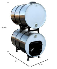Cleveland Iron Works Mr. Heater Double Stove Kit packaging ready for outdoor setup